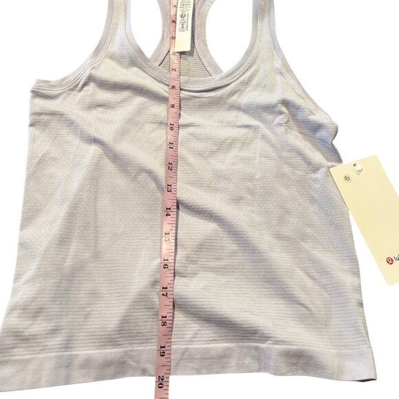 Lululemon Swiftly Tech Racerback Tank Top 2.0 Race* Lavender Frost Sz 4 NWT - Picture 10 of 10